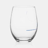 Moderne handgeschreven kalligrafie Mr. Wijnglas Zonder Voet (Rechts)