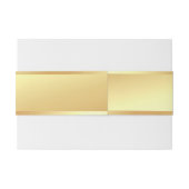 Moderne handgeschreven naam Tekst Gold Kijk Sjablo Uitnodigingen Wikkel (Achterkant Voorbeeld)