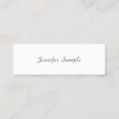 Moderne, handgeschreven professionele Sjabloon Mini Visitekaartje (Voorkant)