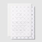 Moderne handgeschreven script Elegante trouwdag Vellum Uitnodigingen (Offset (Uitnodiging))