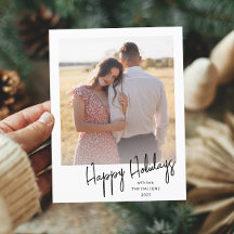 Moderne handgeschreven script foto vakantie ansich