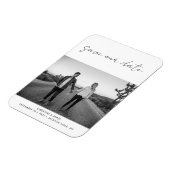 Moderne handgeschreven script foto Weduwnaar Opsla Magneet (Linkerzijde)