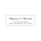 Moderne handgeschreven script voor het retourneren  zelfinktende stempel (Design)