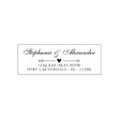 Moderne handgeschreven script voor het retourneren zelfinktende stempel (Design)