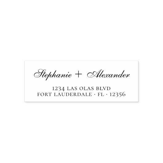 Moderne handgeschreven script voor het retourneren  zelfinktende stempel (Design)