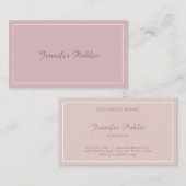 Moderne handgeschreven Sjabloon Elegant-kleuren vo Visitekaartje (Voorkant / Achterkant)