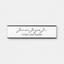 Moderne, handgeschreven, stijlvolle naamversie