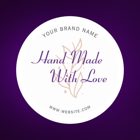 Moderne handgeschreven typografie sticker