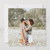 Moderne handgeschreven typografie Vakantiefotokaar Feestdagenkaart (Achterkant)