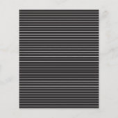 Moderne handgeschreven uitnodiging voor bruiloft flyer (Achterkant)