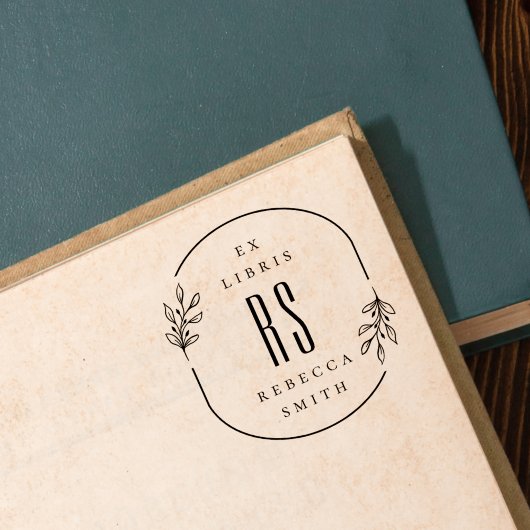 Moderne, handgetekende bladzijden Ex Libris - Aang Rubberstempel