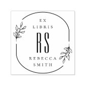 Moderne, handgetekende bladzijden Ex Libris - Aang Zelfinktende Stempel (Design)