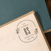 Moderne, handgetekende bladzijden Ex Libris - Aang Zelfinktende Stempel