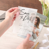 Moderne handlettering bruiloft overlay vellum uitnodigingen