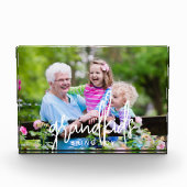 Moderne handlettering kleinkinderen fotoblokken (Voorkant)