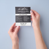 Moderne handmatige handmatige vormgeving — Carpent Flyer (Hand)