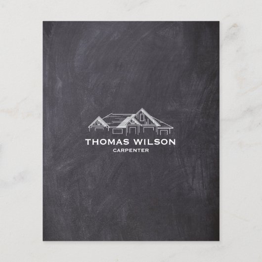 Moderne handmatige handmatige vormgeving — Carpent Flyer (Achterkant)