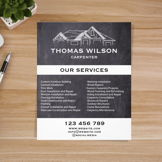 Moderne handmatige handmatige vormgeving — Carpent Flyer