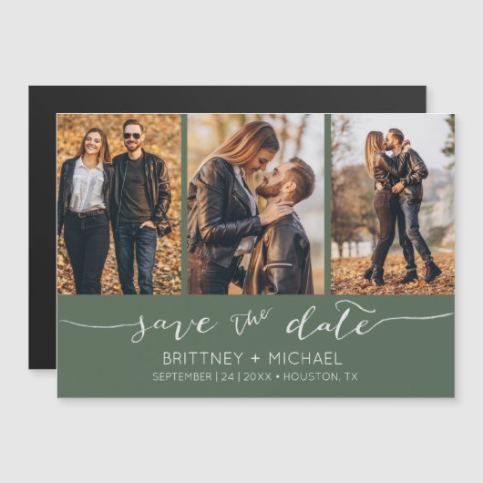 Moderne handmatige koppeling bewaart de datum donk (Voorkant / Achterkant)