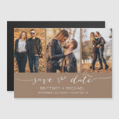 Moderne handmatige koppeling opslaan datumtan (Voorkant / Achterkant)