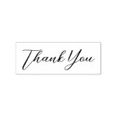 Moderne handschrift Dank u script Rubberstempel (Afrduk)
