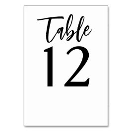 Moderne handschrift minimalistische bruiloft kaart