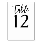 Moderne handschrift minimalistische bruiloft kaart (Voorkant)