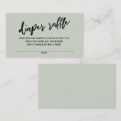 Moderne handschriftenkaartsleuf informatiekaartje (Voorkant / Achterkant)