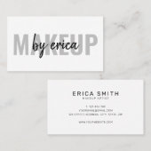 Moderne handtekeningen maken artiest visitekaartje (Voorkant / Achterkant)