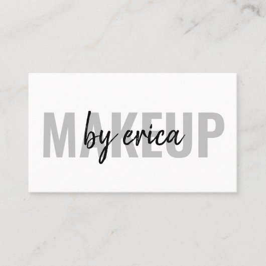 Moderne handtekeningen maken artiest visitekaartje (Voorkant)