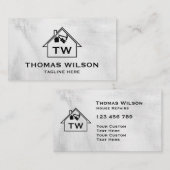 Moderne handyman Carpenter Tools Busin Visitekaartje (Voorkant / Achterkant)