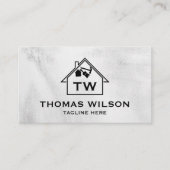 Moderne handyman Carpenter Tools Busin Visitekaartje (Voorkant)