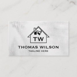 Moderne handyman Carpenter Tools Busin Visitekaartje