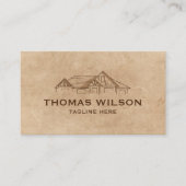 Moderne handyman Carpenter Tools Craft Visitekaartje (Voorkant)