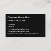 Moderne handyman eenvoudige Visitekaartjes (Achterkant)