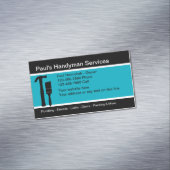 Moderne Handyman Magnetische Visitekaartjes Magnetisch Visitekaartje (Voorbeeld)