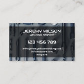 Moderne Handyman Woodworker Carpenter Bouw Visitekaartje (Achterkant)