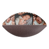 Moderne Happy 1st Fathers Day Photo Collage American Football (Gedraaid 90)