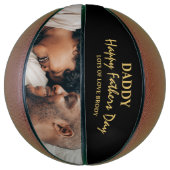 Moderne Happy Fathers Day Foto Basketbal (Verticaal)