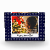 Moderne HAPPY HANUKKAH Om het even welk bericht Ke Fotoblokken (Voorkant)