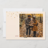 Moderne Happy Holiday-fotokaart Feestdagenkaart (Achterkant)