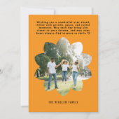 Moderne Happy New Year Fotocollagekaart | Elegant Feestdagenkaart (Voorkant)