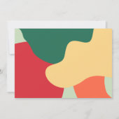 Moderne Happy Nieuwjaar-feestdag fotokaart Feestdagenkaart (Achterkant)