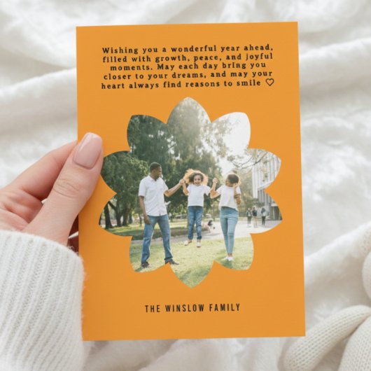 Moderne Happy Nieuwjaar Foto Collage Kaart | Elega