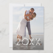 Moderne Happy Nieuwjaarsfoto Feestdagenkaart (Voorkant)