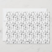 Moderne, Happy Pasen foto Feestdagenkaart (Achterkant)