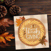 Moderne Happy Thanksgiving-dineruitnodiging Kaart