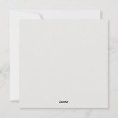 Moderne Happy Thanksgiving Floral Krans Custom Feestdagenkaart (Achterkant)