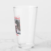 Moderne Happy Valentijnsdag Aangepaste foto naam Glas (Links)