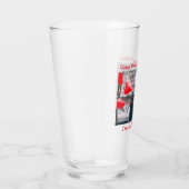 Moderne Happy Valentijnsdag Aangepaste foto naam Glas (Rechts)